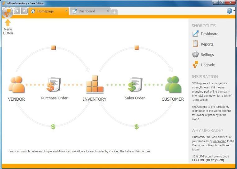 2. Software inflow Inventury je určen především pro maloobchodní podniky Software inflow Inventury je určen především pro maloobchodní podniky vzhledem ke svému zjednodušenému rozhraní, které