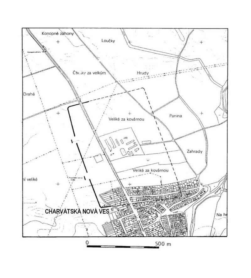 Mapa lokality Přibice (Zdroj: http://www.rimskelegie.olw.cz/pages/articles/legincz/rimsketaboryvcr.