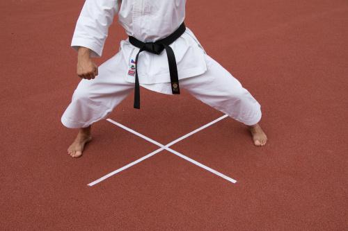 Postoj zapuštěných kořenů je narážka na jeho stabilitu. Jedná se o jeden z nejstabilnějších postojů v karate.