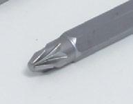 treated Mo-V steel, chrome plated surface 807 Nástavec Phillips Bit Phillips balení: plastová krabička 30ks packin: plastic box 30pcs 8072 80 PH 0 30 6 1 8072 81 PH 1 30 6 1 8072 82 PH 2 30 6 1 8072