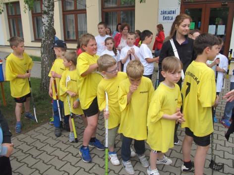Naše škola nastoupila až do třetího zápasu, bohužel oslabená o některé opory, které nám odjely