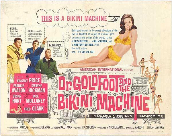 3.1 Sexbotka Dr. Goldfoot, tvůrce robotických žen (Norman Taurog, 1965) Obr. 5 filmový plakát Dr. Goldfoot, tvůrce robotických žen Dr.