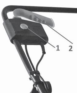 CZ 24 Nastavení vertikutátoru / Uvedení do provozu 8. NASTAVENÍ VERTIKUTÁTORU POZOR! Pracovní hloubka s vertikutačním válcem by měla být max. 3 mm.
