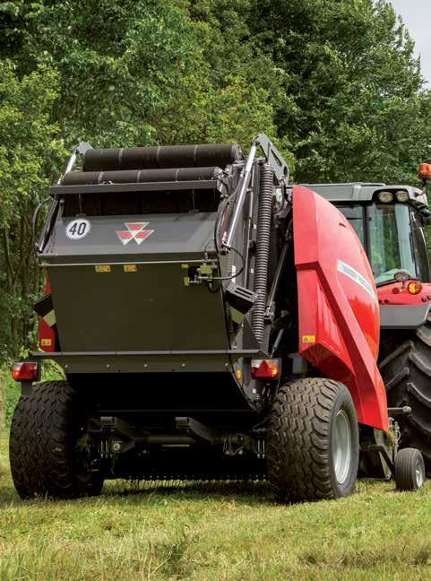 10 www.masseyferguson.com Lisovací komora Objem balíku roste exponenciálně s jeho průměrem.