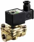 Solenoidové ventily Ventil (G) A B C D E F G H J K Hmotnost (kg) Obrázek Cívky SCE238A001 3/8 22 49 11 95 43 68.5 82 34.5 62 58.5 0.4 CM22 SCE238A002 1/2 22 49 11 95 43 68.5 82 34.5 62 58.5 0.4 CM22 Obr.
