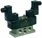 = Solenoidové ventily 5/3, 5/2, 4/2 Stručná charakteristika Elektricky ovládaný ISO 2 Dlouhá životnost > 20 million cyklů Vysoký průtok, 2800 I/min.