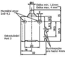 Ventily pro speciální použití Objednací Aktivační síla při Funkce Připojení Průtok NI /min.