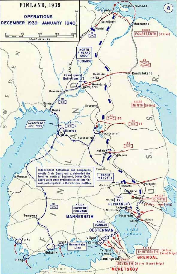 Sovětsko-finská válka 1939/40 SSSR 30. 11. 1939 přepadá Finsko. Zimní válka, konflikt trvající 105 dní, zúčastnilo se na 2 miliony finských a sovětských vojáků. SSSR vyloučen ze SN.