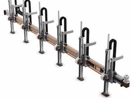 MULTI-AXIS PICK AND PLACE niverzální víceosý systém je určen pro podavače obráběcích stanic.