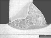 17 Makrostruktura přeplátovaného spoje Al provedeného