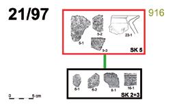 studie Čiháková / Otázky chronologie pražské raně středověké keramiky Praha-Malá Strana, Josefská ppč. 1033 + Mostecká ppč. 1035, výzkumy 26/96 a 26/97 (obr.