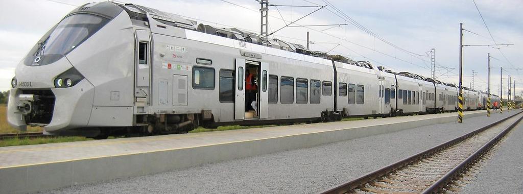 Obr. 7. Jednotka Alstom Coradia Polyvalent [11] 1.1.5 Stadler GTW GTW je zkratka pro Gelenktriebwagen neboli kloubový motorový vůz.