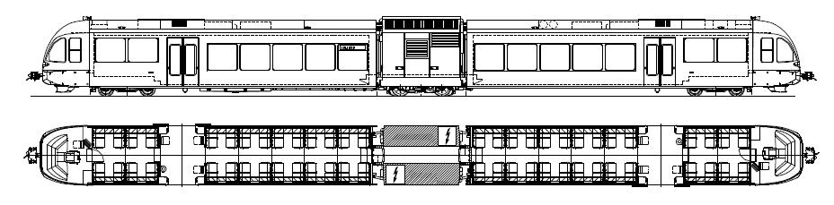 Nejmenší jednotkou je Stadler GTW 2/6, jednotka se však nabízí v různých verzích s různým počtem vagónů. Značení znamená, že dvě z šesti náprav jsou poháněné.