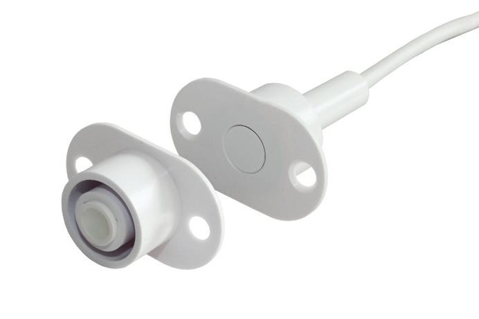 MAGNETICKÉ KONTAKTY ŘADY MC 300 Polarizovaný magnetický kontakt pro vysoká rizika MC 370-S11 MC 370-S11 je polarizovaný zápustný magnetický kontakt s em, určený pro vysoký stupeň zabezpečení.