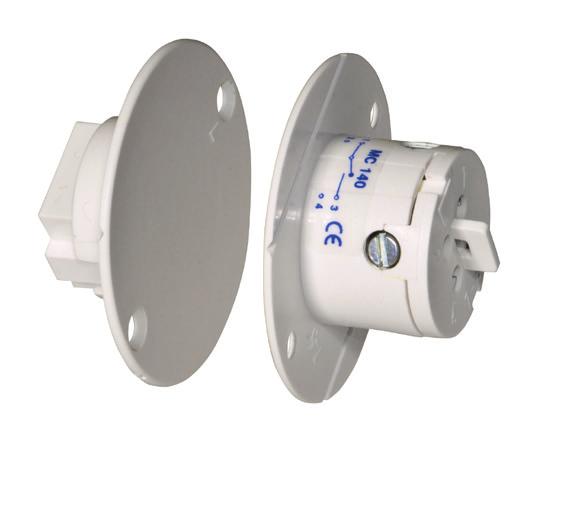 MAGNETICKÉ KONTAKTY ŘADY MC 100 Magnetický kontakt MC 140 MC 140 je magnetický kontakt s em, určený pro zápustnou montáž do dveří a oken.