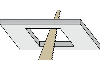 Luminaires designed for mounting into plasterboard and M625 panel false ceilings with visible holding tracks.