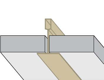 Rozdělení podhledů Classification Classification of False Ceilings Einteilung der abgehängten Decken Klasický podhled - Standard False Ceiling - Klassische