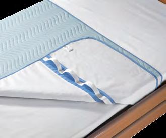 ABSORBENT MIDDLE LAYER Traps the liquid inside and prevents the formation of bad odors.