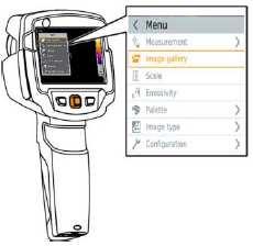 Nastavení funkcí měření 1. Otevřete podnabídku Measurement.