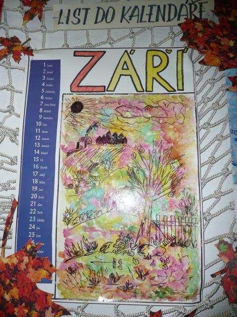 16. říjen 2008: VIII.A zdobila školu v barvách podzimu Dne 16. října 2008 se třída VIII.