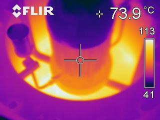 (72 C, 79,3 C) 65 63,9 67,3 0 Senzor 2 (58 C, 64 C) 53 51,9 55,5 0 Tabulka 18: Vyhodnocení parametru teploty pro motor 7.