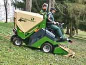 Komunální technika Grasshopper Profihopper 100 101 Profihopper Samojízdný žací stroj pro údržbu zelených ploch Pracovní záběr Objem sběrného koše 1,25 m 730 l Systém dopravníku Posečený
