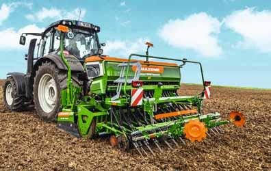 Produkty Cataya mechanický nástavbový secí stroj Přesný a komfortní Nejjednodušší přestavba z výsevu jemného osiva na výsev normálního osiva prostřednictvím hradítka Snadné a rychlé