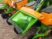Vedle pevné varianty strojů s pracovním záběrem 3 m a 4,5 m nabízí AMAZONE i hydraulicky sklopné provedení 4,5 m a 6 m.