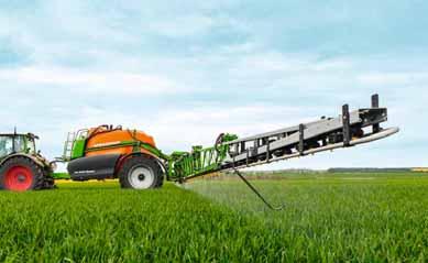 Produkty UX 01 Super tažené postřikovače Komfortní ovládání promyšlené do detailu Objem nádrže Pracovní záběr 4200 l / 5200 l / 6200 l 27 m až 40 m Pro