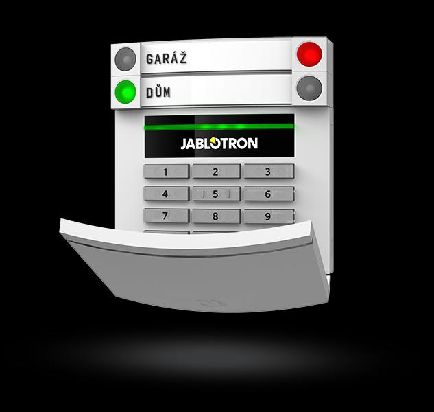 JA-2E je přístupový modul s RFID čtečkou karet pro ovládání zabezpečovacího systému JA-00.