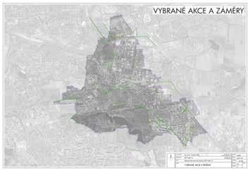 Generel bezmotorové dopravy na území MČ Praha 15 / textová část Vybrané akce k řešení Přehled vybraných akcí Podrobněji specifikované principy a návrhy řešení pro konkrétní vybrané klíčové lokality,