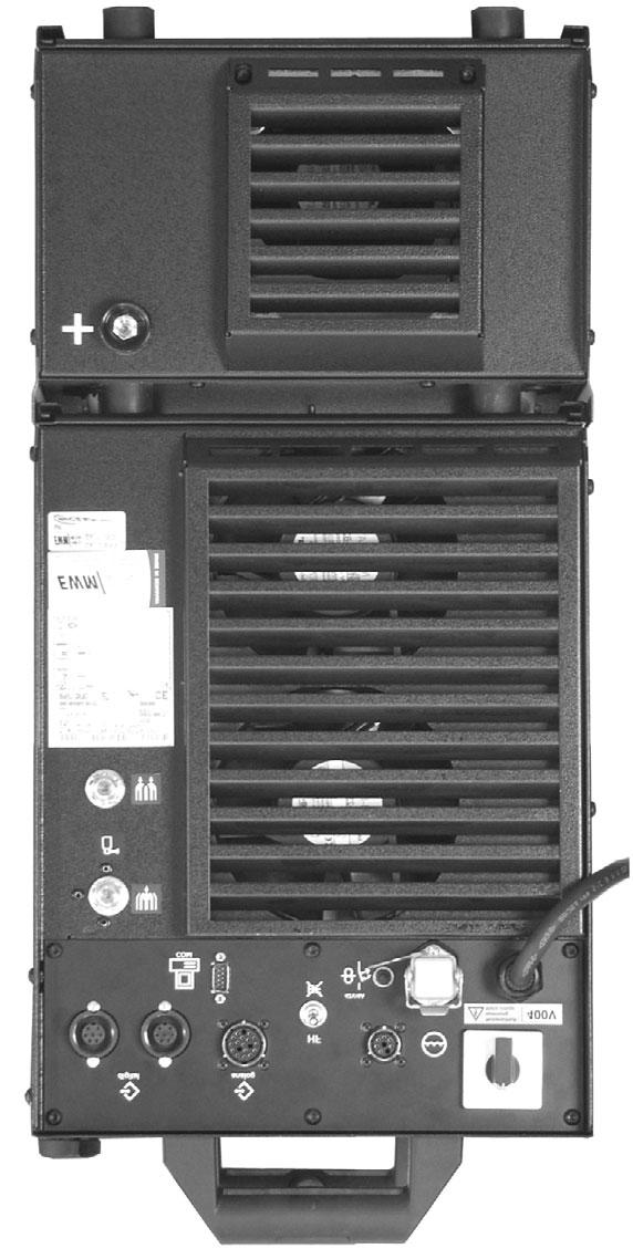 Popis přístroje TETRIX 350 AC/DC PLASMA 4.
