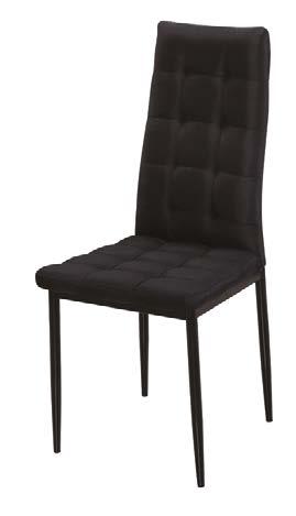 Jídelní židle, ekokůže / kovová konstrukce, 45,5 88 59 cm, 000564-00**, 0**,
