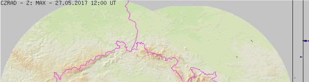 Příloha 3 Zprávy SYNOP ze stanic Brno/Tuřany, Holešov a Prostějov: Čas UTC Celkové pokrytí oblač.