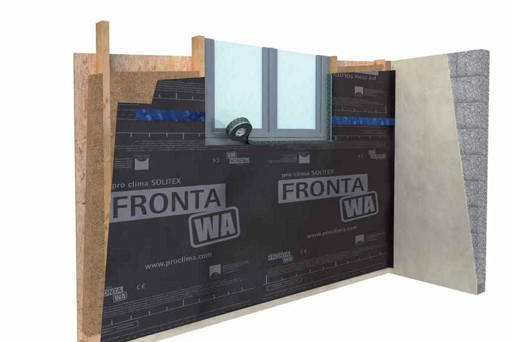 FRONTA WA / FRONTA QUATTRO Vnější větrotěsná izolace Vnější větrotěsná izolace FRONTA WA / FRONTA QUATTRO 136 FRONTA WA Vysoce