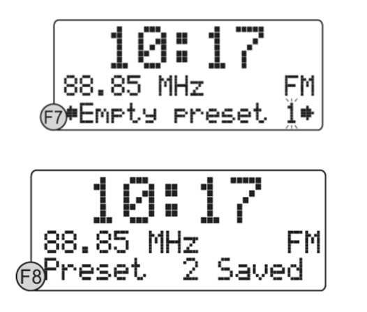 typ programu zde se ukazuje typ hudby přehrávané na stanici, pokud není informace dostupná, zobrazí se na displeji <programme type> ensemble/multiplex (název složky) toto je výběr rádiových stanic,