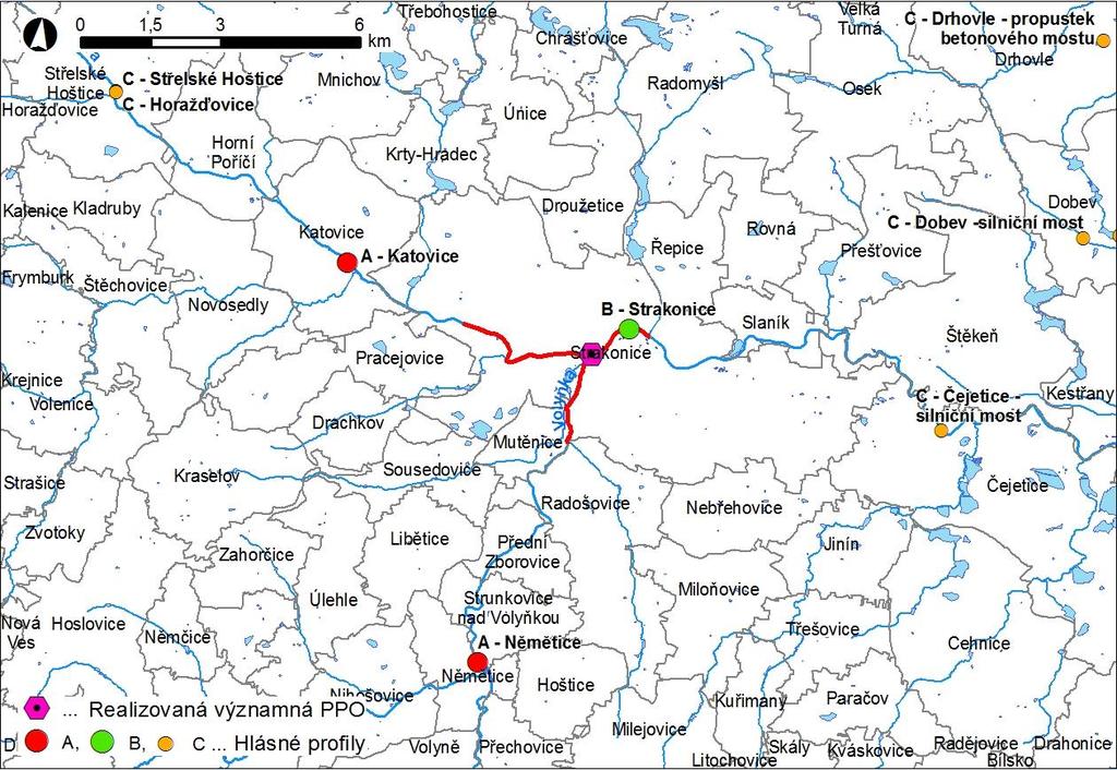 Obr. 1 Přehledná mapa řešeného území Obr.