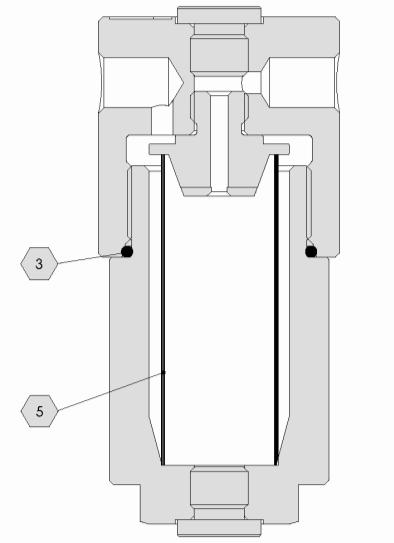 5.2 Náhradní díly pro pilotní systém 5.2.1 Náhradní díly pro filtr F 604 a předehřev pilotu WE 860 Obr.