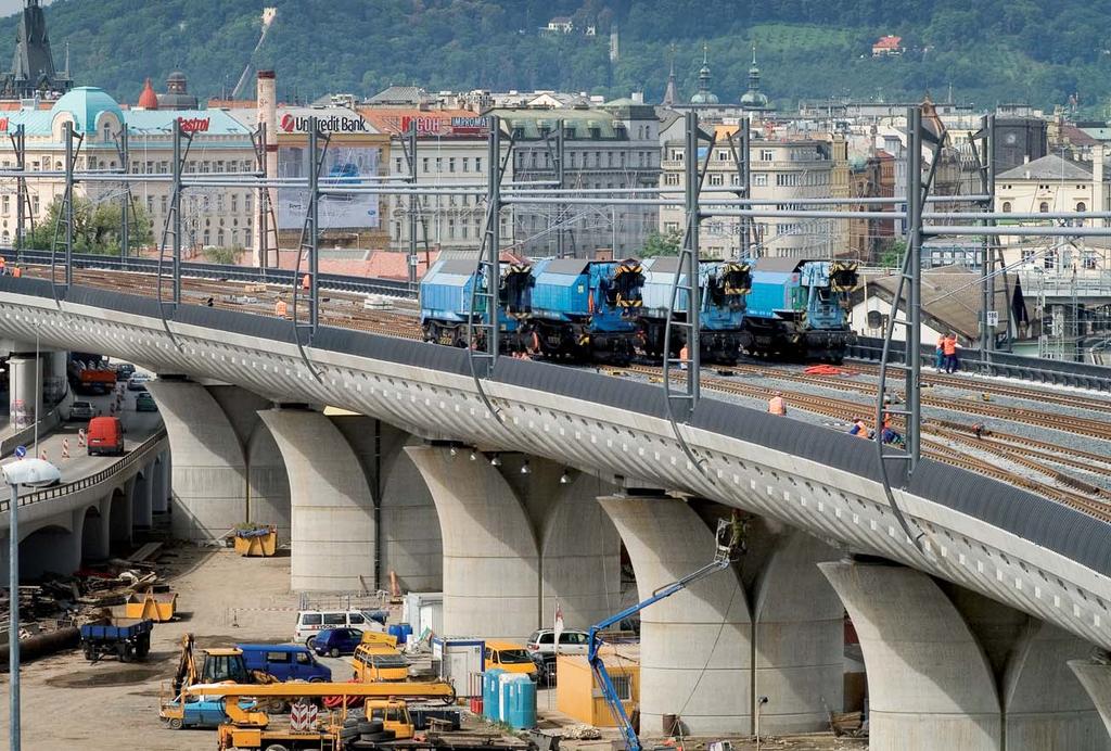 Stavba: Nové spojení Praha objekt 860 Dodavatel: Sdružení Pražské spojení, Skanska