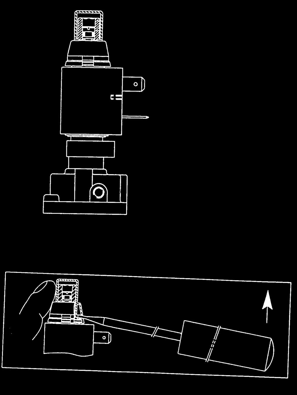 5. Zkušebně zcela ucpat výstup kouřovodu (musí dojít k odstavení hořáku z provozu a zastavení ventilátoru do 60 sec.) 6. Uvolnit kouřovod (hořák se opět zapálí). 7.