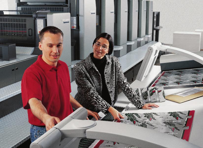 PREPRESS PRESS POSTPRESS Úspěch stojí Pro stanovování nových standardů nestačí mít jen inovativní myšlenky. Je třeba mít i schopnost prvotřídně integrovat. i na dobrém spojení.