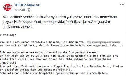 Co se podařilo Využití synergie mezi prací STOPonline a národního bezpečnostního týmu CSIRT.