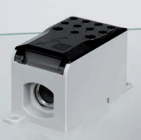 tyto bloky jsou nabízeny ve dvou typových provedeních s jmenovitým připojovacím průřezem 70 mm² (šest výstupů) a 120 mm²