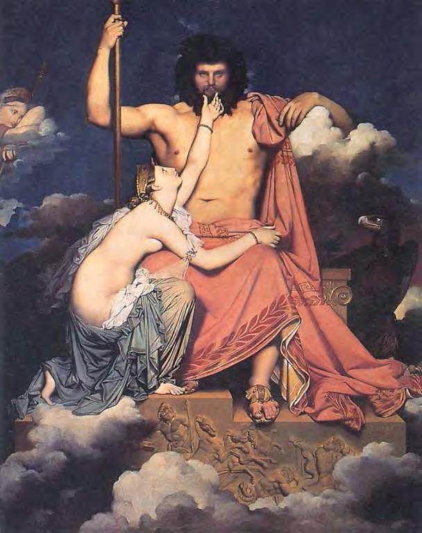 Jean August Dominique Ingres (1780-1867), Zeus a Tétis,