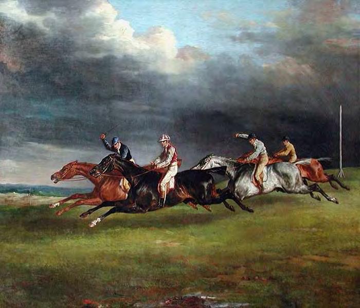 Théodor Géricault (1791-1824), Derby v Epsomu,