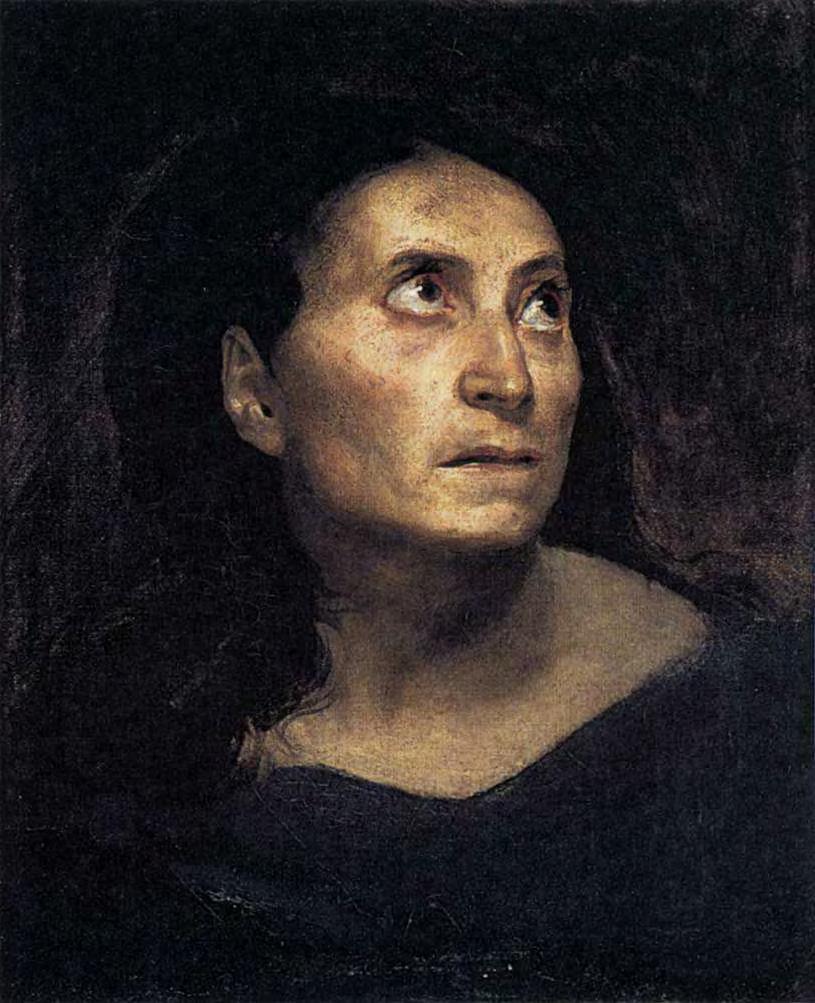 Eugène Delacroix (1798-1863), Duševně chorá žena, kolem