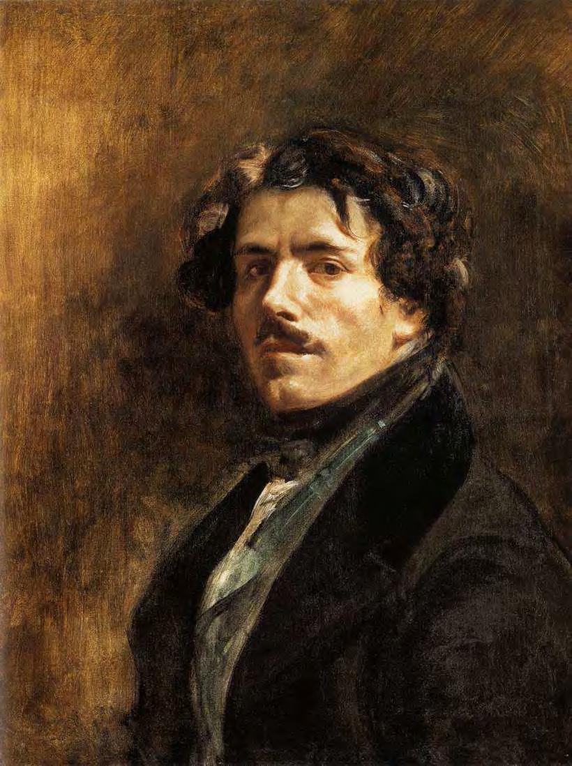 Eugène Delacroix (1798-1863), Vlastní podobizna,