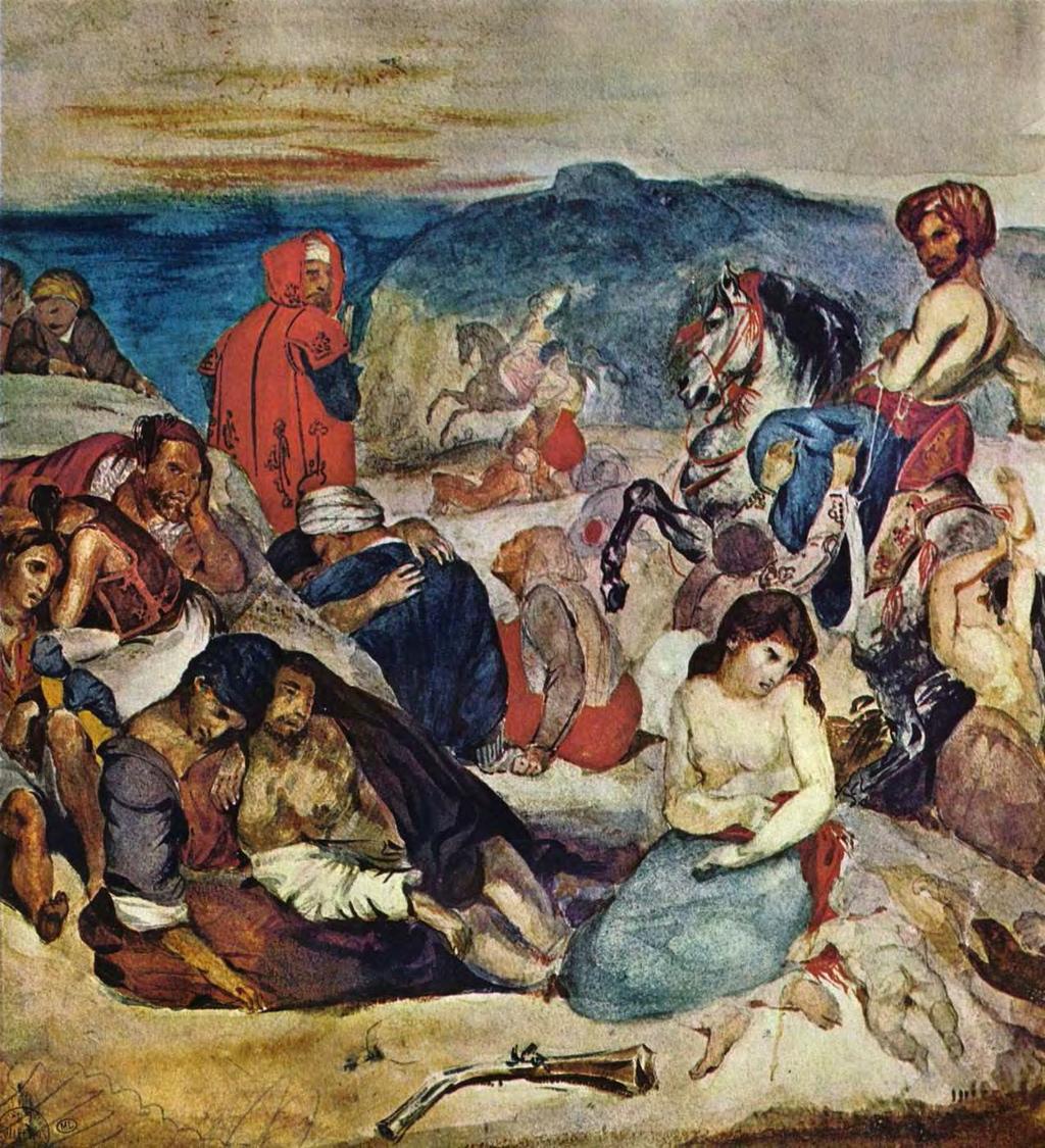 Eugène Delacroix (1798-1863), Masakr (Vraždění) na Chiu