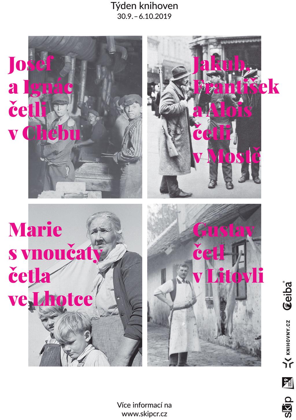 Plakát k akci Týden knihoven