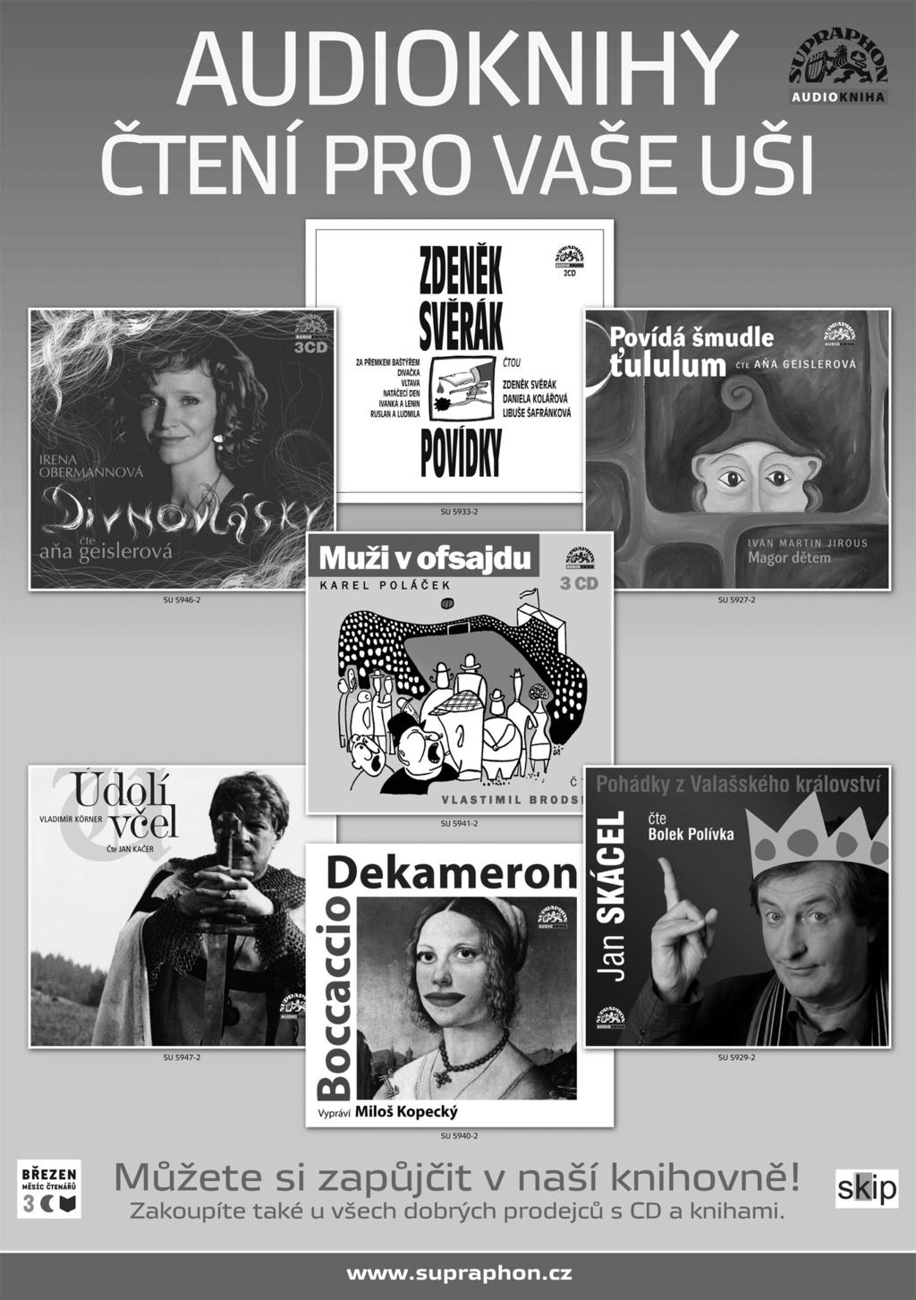 Plakát na podporu audioknih